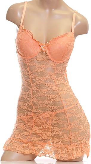 peach lingerie