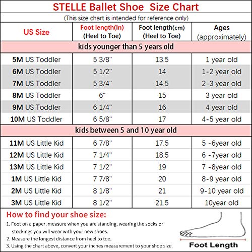 6 STELLE+Girls+Ballet+Slippers+Toddler