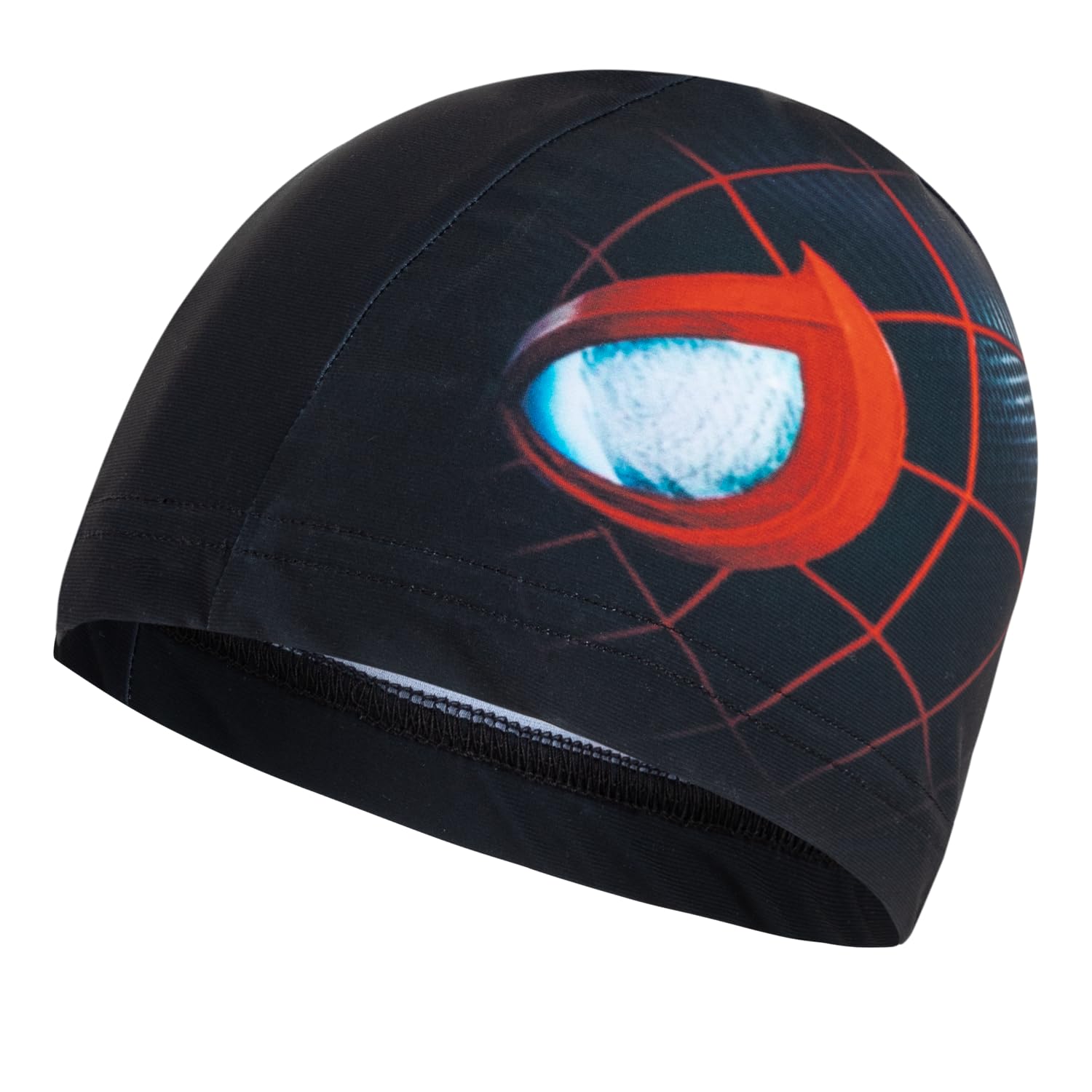 Spiderman (Miles Morales) Fabric Swimming Cap | Swim Cap | Pool Cap | Great comfort and fit | Art and Swimming … (S (for children up to 6 years old))