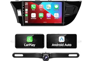 SizxNanv for Corolla Android Radio Touch Screen Compatible with Carplay Android Auto,Car Stereo Bluetooth Navigation Media Player GPS FM/AM Backup CameraHead Unit for Toyota Corolla 2014 2015 2016