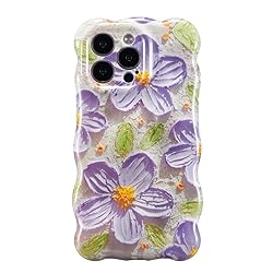 UEEBAI Ripple Case for iPhone 13 Pro Max, Cute