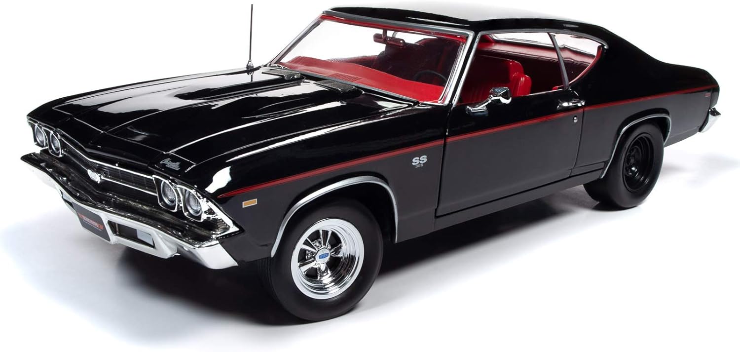 American Muscle - Diecast Model Cars - 1969 Chevrolet Chevelle SS396-1/18 Scale Die Cast Replica