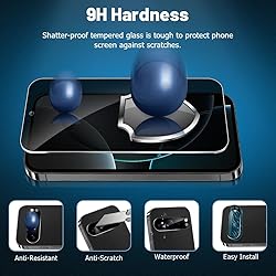 (2+2 Packs) For Google Pixel 9 Pro Privacy Screen