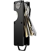 MINBERAND Key Organizer Compact Key Holder Metal Key Chain Minimalist key case key holder for keychain Secures 1-5 Keys