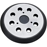 5 Inch 8 Hole Hook and Loop Sander Pad Compatible with Porter Cable 343 382 | Replaces DeWalt OE #151281-08. Fits DW423, DW4388, D26451, D26453