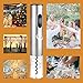 Electric Wine Opener Corkscrew Wine Bottle Opener Set Battery Powered Automatic Wine Openers Accessories Kit Cutter Vacuum Stopper Aerator Wine Pourer (silver)