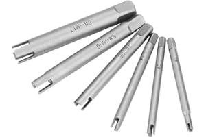 Tap Extractor Broken Head Screw Remover Stripped Tap Extractor Set Steel 3 Types(6 Pcs)
