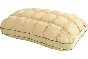 TianHapyp Nublia Pineapple Pillow, Pineapple Cloud-Like Down Pillow, Balanced Softness +Support, Ideal for Back + Side Sleepe