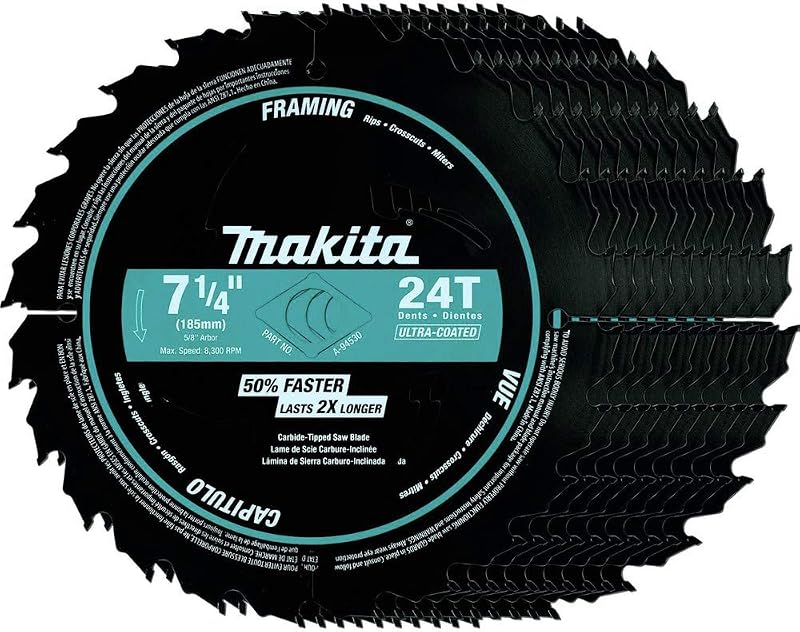 A-94530 – 10 7 – 1/4" 24T Folha de Moldura Ultra-Revestida, Pack de 10