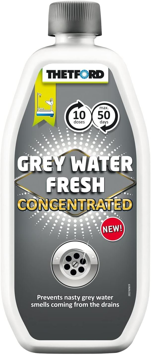 Thetford Grey Water Fresh Concentrated comprises RV and marine sanitary system