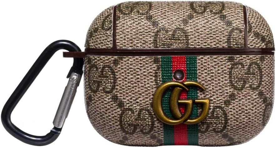 AirPods Pro Case with Keychain Clip Portable Protective Shockproof Headphone Case Accessories Compatible Apple for AirPods Pro 3rd Gen 2019/Airpods 3