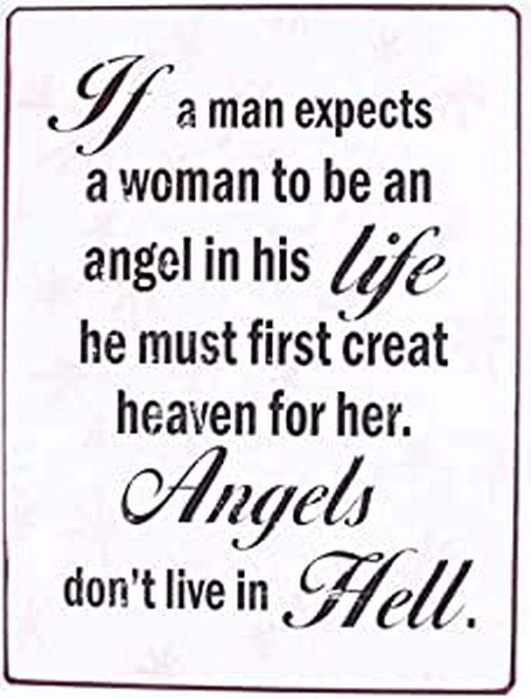 Sign - Angels don't live in hell...