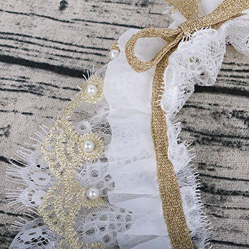 Aritan Personalized Pet Cat Dog Bandana Costume Apparel Triangle Scarf Accessories, Dress up Lace Breathable Bibs for Small and Medium-Sized
