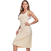 MANCYFIT Full Slip for Women Under Dress Slips Wide Straps Slip Dress Tank Top Underdress