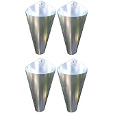 4 Pack Killing Restraining Poultry Chicken Processing Cones - Large