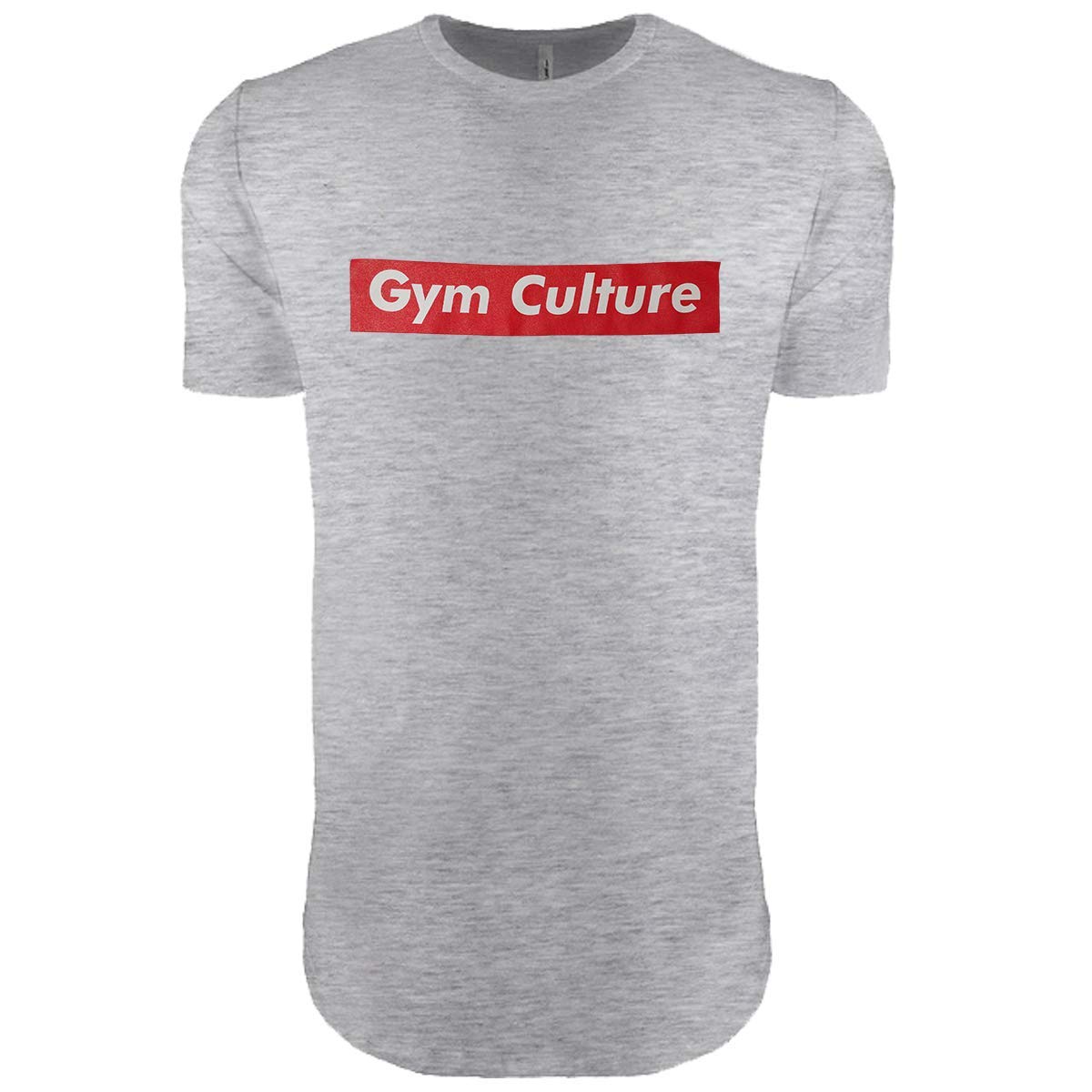 Gym Culture Grey Supreme Workout Next Level Apparel Tee T Shirt