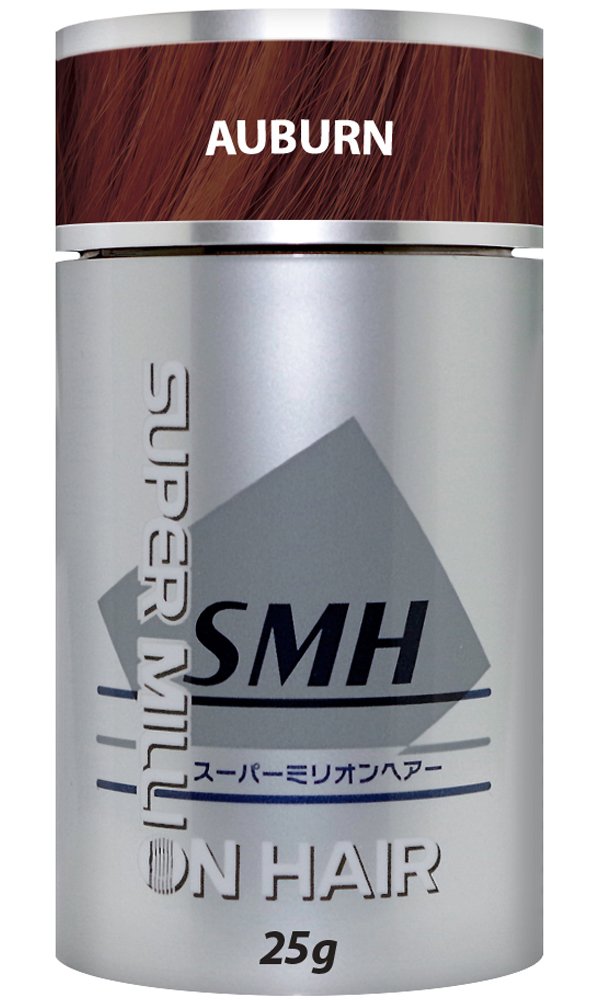 Super Million Hair - 1 x 25g Hair Building Fibres - No.8 Auburn