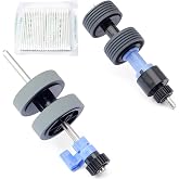 Dusledel B12B819031 Scanner Exchange Roller Kit Replacement for Epson DS-530 ES-400 ES-500W ES-865 FF-680W DS-570W DS-575 DS-770 DS-780 DS-870 DS-970 DS-975 Replace B12B819041