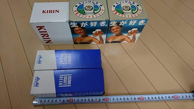 Amazon Co Jp ビール グラス 6個 キリン アサヒ ジョッキ グラス ホビー