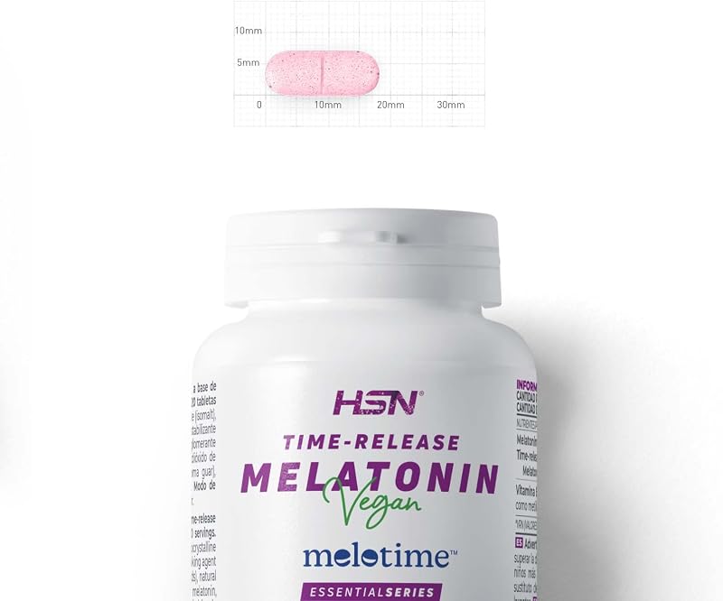 Melatonina 1,9mg de Liberación Secuencial | 120 Tabletas Masticables