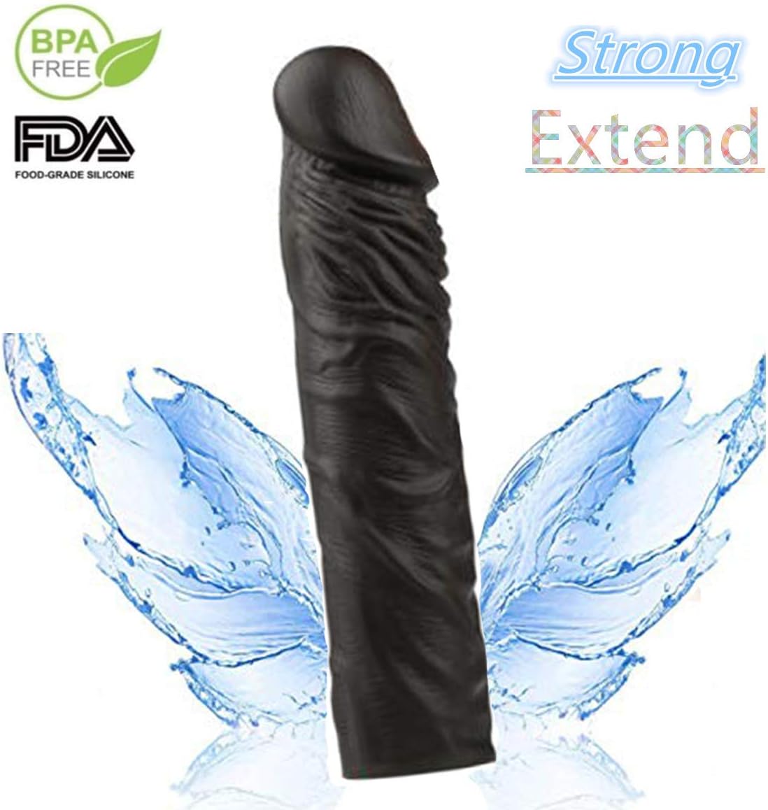 Wearable Male Rod Extension Enhancer Girth Extender Sleeve for Men-200