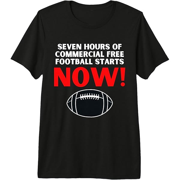 Amazon.com: 7 hours of commercial free football starts now funny