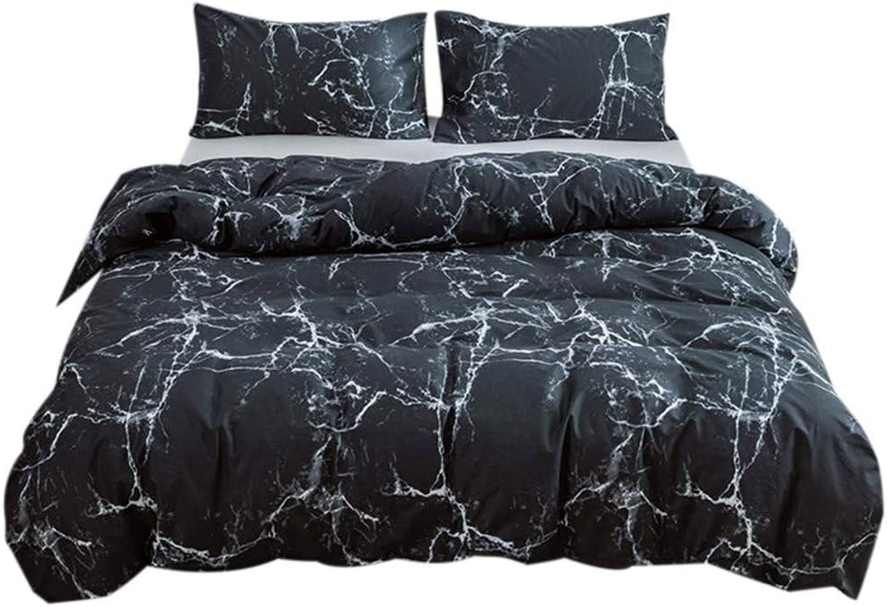 ThsiJJ Comforter Set Reversible Down Queen Size Soft Comforter Microfiber Sets Soft Microfiber Fill Printed Quilt Sets