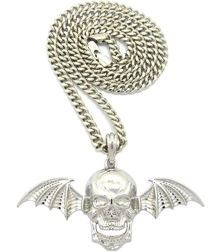 Crescendo SJ INC New Skull Wing Avenged Sevenfold Pendant &5mm/24