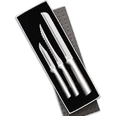 RADA Cutlery Sensational Serrations Gift Set (S54), Silver | 3-Piece Knife Set , Stainless Steel Blade, Cast Aluminum Handle