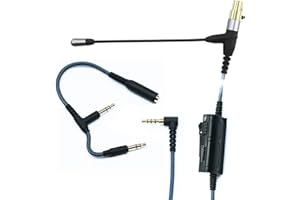ABLET Boom Microphone Cable Compatible with Headphones AKG K240, K240S, K240MK II, Q701, K702, K271s, K271 MKII, Boompro Gaming Mic Compatible with Controller PlayStation PS4 or Xbox One, PC (150CM)
