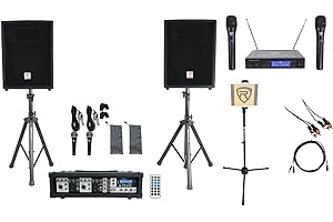 Rockville Dual 10" Android /iphone/ipad/Laptop/TV Youtube Karaoke Machine/System