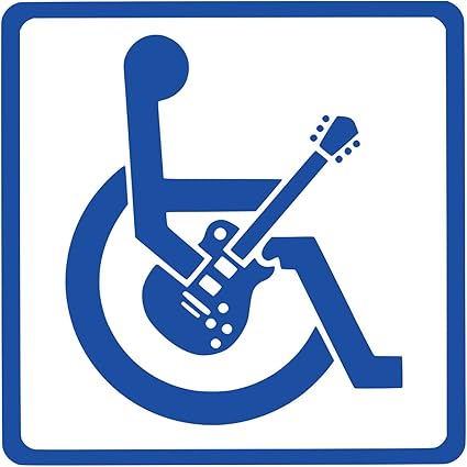 Amazon 全16色 車椅子マーク 車イス サイン カー ステッカー Car ギター 1 車用 シール Vinyl Decal バイナル デカール 1 青 並行輸入品 カーステッカー ベビー マタニティ 通販