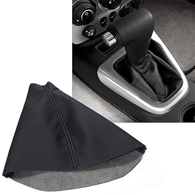 Auto Shifter Boot Shift Cover for Hummer H3 2005-2011 Vinyl Microfiber Leather Automatic Vehicle Shift Knob Cover Replacement Black