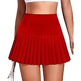 JoyGirl Pleated Tennis Skirt for Women with Shorts Athletic Golf Skort Workout Running Sports Skirts Skorts with Pockets