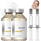 2Pcs Silk Peptide Intensive Lifting Ampoule, Deep Collagen Serum, Korean Anti-Aging Facial Essence with Collagen, Intensive Smoothing & Hydrating, Gentle Formula