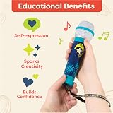B. toys Okideoke Toy Microphone 8 Songs Voice Amplifier Toddler Music Toy 18+ view 4