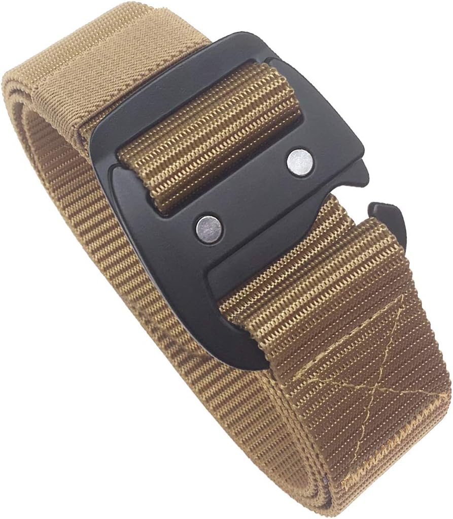 Tactical Belt Military Nylon Gun Belt Mens Heavy Duty EDC Belt Metal Buckle