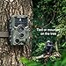 ENKEEO PH760 Trail Game Camera 16MP 1080P HD Wildlife Hunting Cams 47pcs 850nm IR Night Vision IP56 Water Resistant with 0.2s Trigger Time 2.4