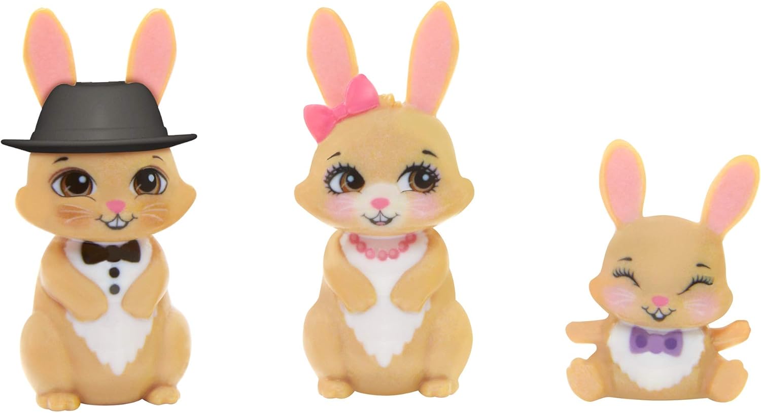 Enchantimals Royal Doll with Rabbit Family Pet Toy Wedding Dresses (Mattel GYJ08), Berry, 15,2 cm - Image 5