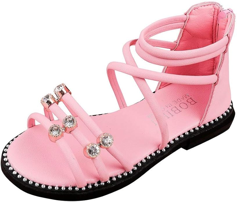 Zerototens 312 Years Old Girls Sandals, Summer Kids AntiSlip Roman