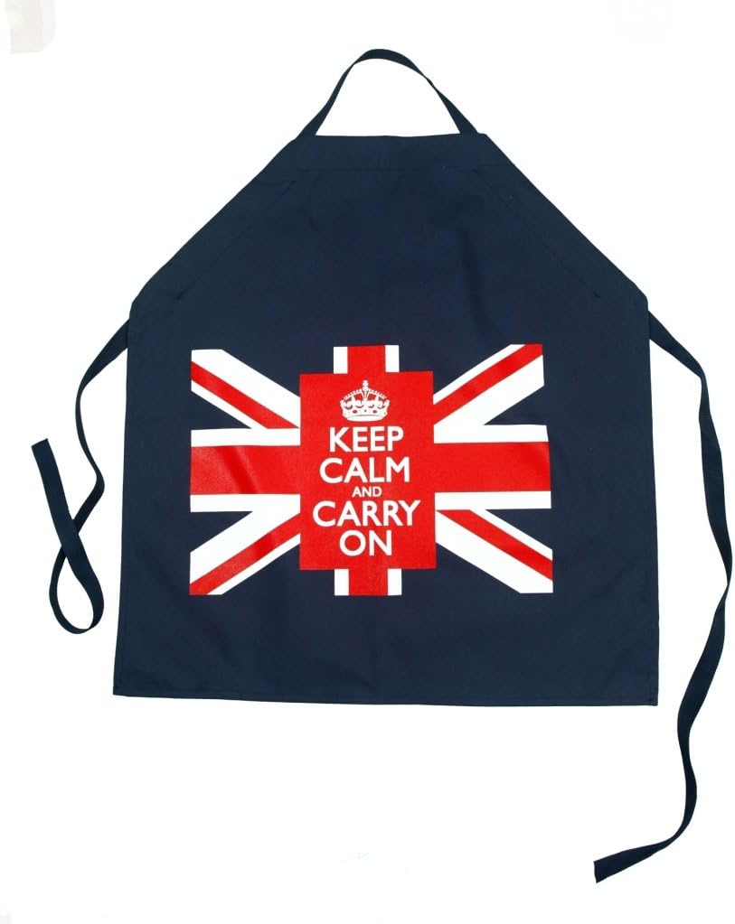 Keep Calm and Carry On Apron with Union Jack Kitchen
