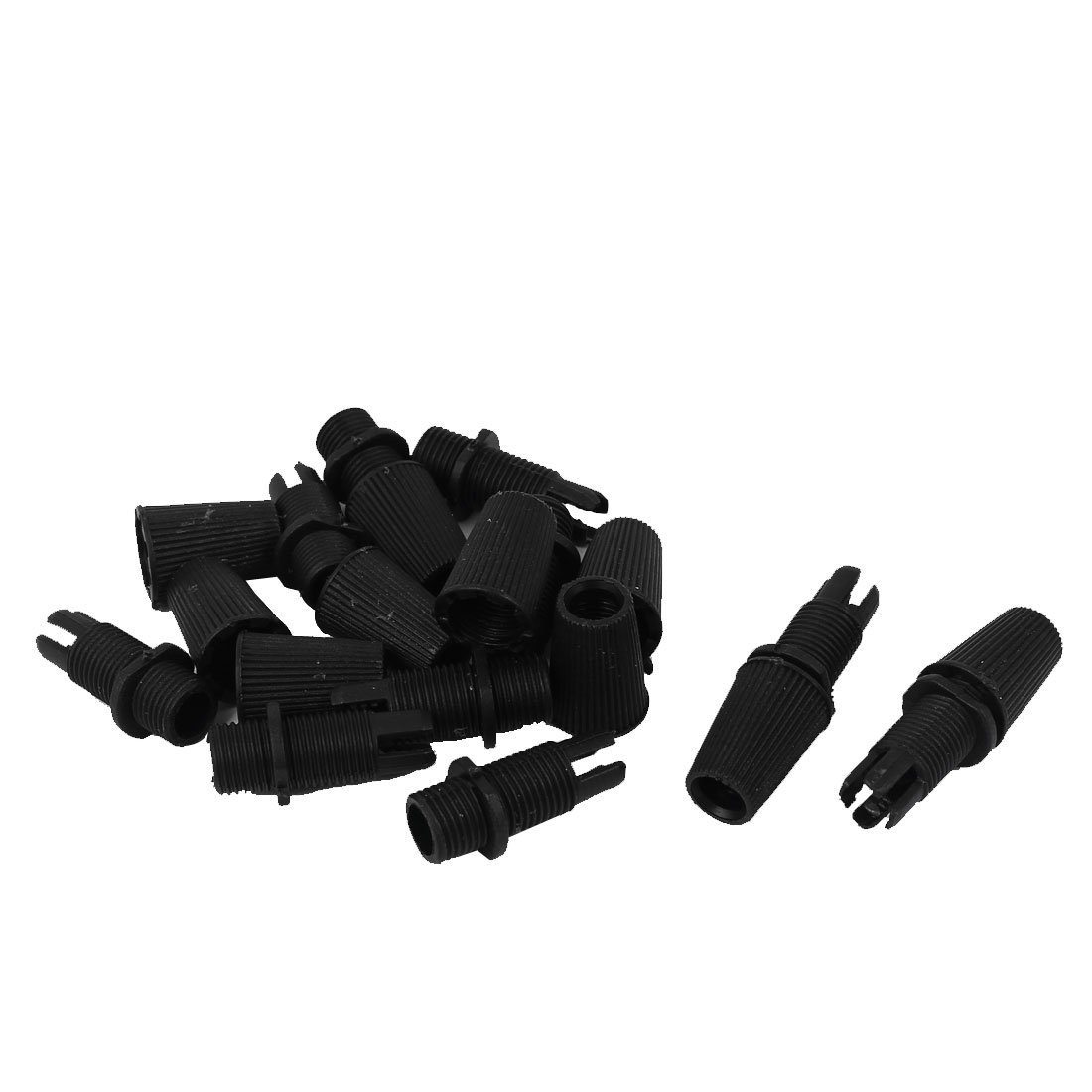 Sourcingmap® Thread Adjustable Clamps Ceiling Light Cable Clips Grommet Black 10pcs Amazon.co