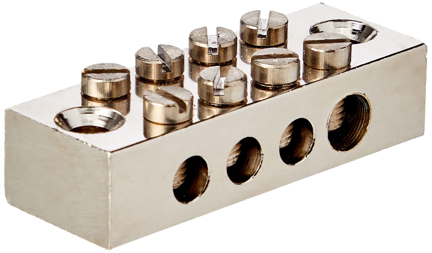 Pro Elec 19754R 4-Way Earth Block