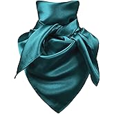 forebile Men's Women's Wild Rag, Western Bandana Cowboy Scarves,Silk Feel Rancher Necker Chief
