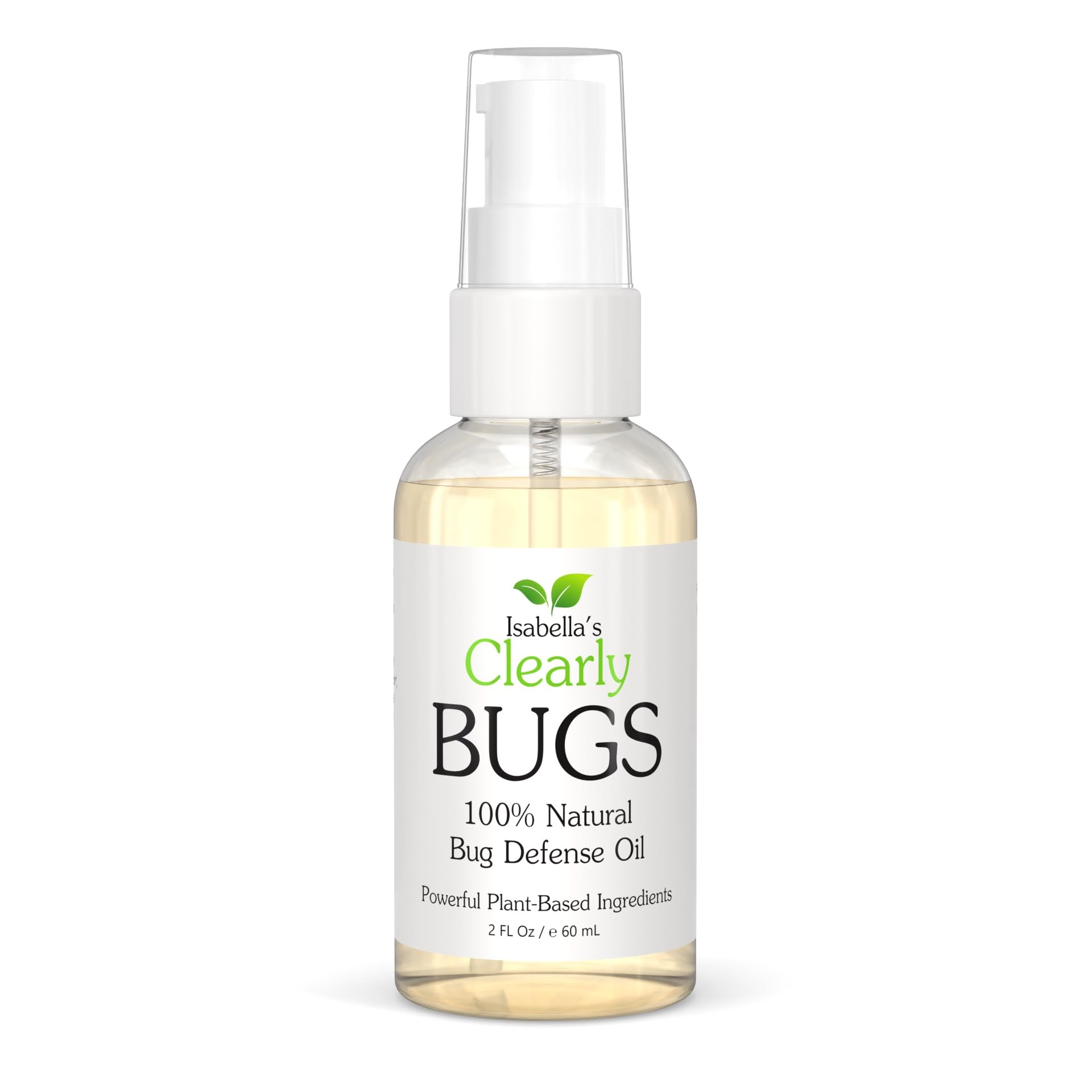 Isabella's Clearly Bugs, Blend of Natural Essential Oils to Keep Bugs Away with Lavender, Cedarwood, Tea Tree, Lemongrass | Non Toxic for Adults and Kids, Made in USA (60ml)