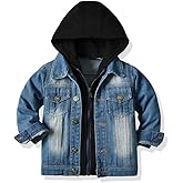 CM C&M WODRO Baby Boys Girls Denim Jacket Kids Toddler Button Down Jeans Jacket Top Coat Outerwear