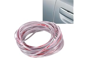 UHANBUT 32Ft(10M) Car Door Edge Protector, Anti-Collision Car Door Entry Guard Protective Strip, No Glue Automotive Trim Doors Edge Guard (Clear)