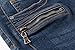 ZLZ Slim Fit Biker Jeans, Men's Super Comfy Stretch Skinny Biker Denim Jeans Pants, Size 30 (Blue)