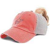 Speedy Pros Ponytail Cap Women's Baseball Cap Embroidered West Virginia State Map Wv Embroidery Cotton