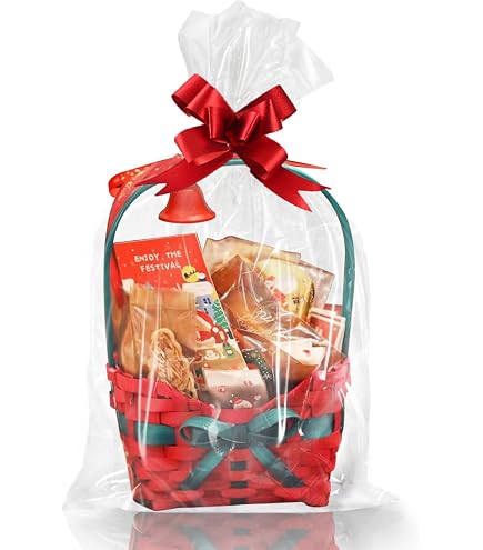 Arsmat Pack De 20 Bolsas De Celofán Transparentes Grandes 16x24 Pulgadas - Grosor 1.5 Mil Para Cestas De Regalo